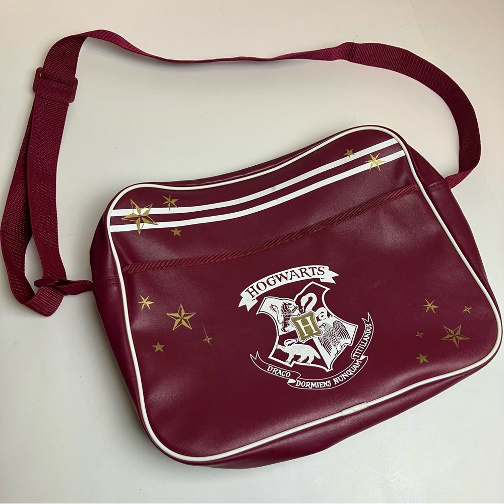 Harry Potter Hogwarts Crossbody Shoulder Messenger Bag Strap Laptop School - Picture 17 of 17
